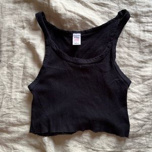 RE/DONE Black Tank